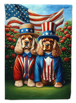 All American Cocker Spaniel House Flag