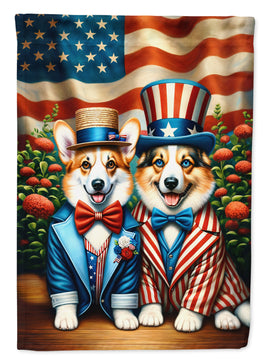 All American Corgi House Flag