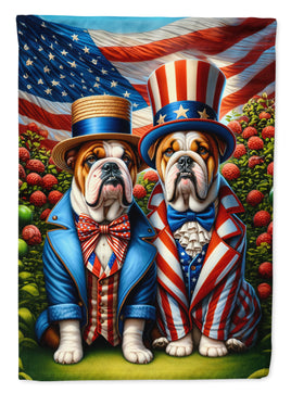 All American English Bulldog House Flag