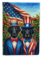 All American Flat-Coated Retriever House Flag