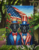 All American Flat-Coated Retriever Garden Flag