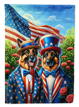 All American German Shepherd House Flag