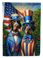 All American German Wirehaired Pointer House Flag