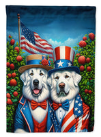 All American Great Pyrenees House Flag