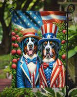 All American Greater Swiss Mountain Dog Garden Flag