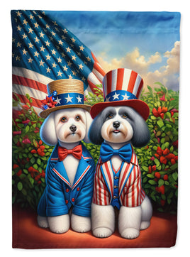 All American Havanese Garden Flag