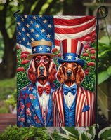 All American Irish Setter Garden Flag