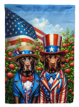 All American Labrador Retriever House Flag