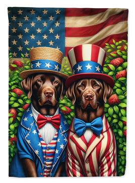 All American Labrador Retriever House Flag