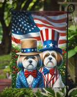 All American Lhasa Apso Garden Flag