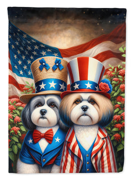 All American Lhasa Apso House Flag