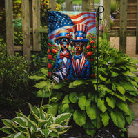 All American Miniature Pinscher Garden Flag