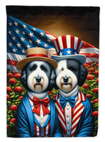 All American Old English Sheepdog Garden Flag