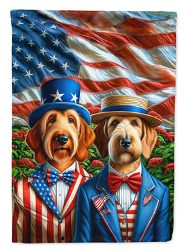 All American Otterhound Garden Flag