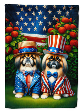 All American Pekingese House Flag