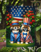 All American Pekingese Garden Flag