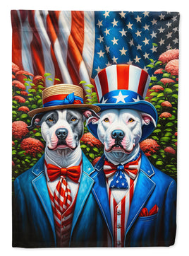 All American Pit Bull Terrier Garden Flag