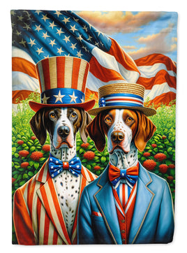 All American Pointer Garden Flag