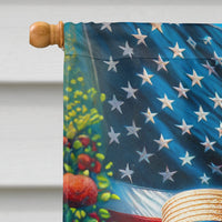 All American Poodle House Flag