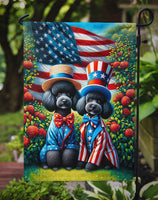 All American Poodle Garden Flag