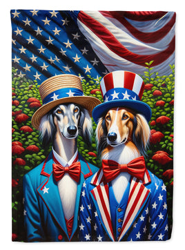 All American Saluki House Flag