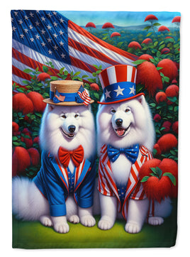 All American Samoyed House Flag