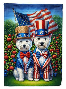 All American Westie House Flag