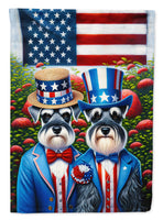 All American Schnauzer House Flag