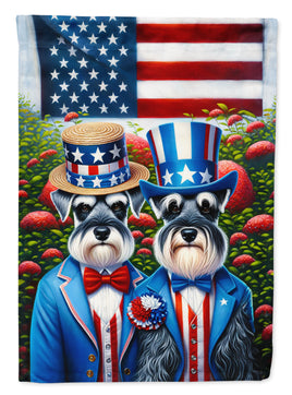 All American Schnauzer House Flag