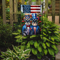 All American Schnauzer Garden Flag