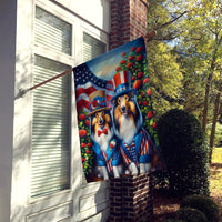 All American Sheltie House Flag