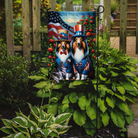 All American Sheltie Garden Flag