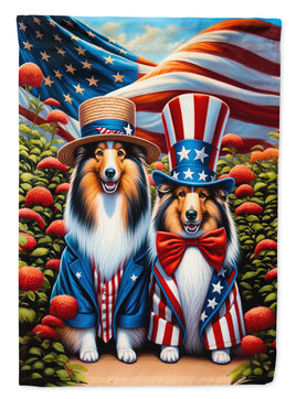 All American Sheltie House Flag