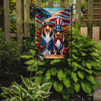 All American Sheltie Garden Flag