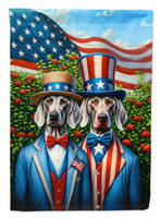 All American Weimaraner House Flag