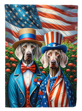 All American Weimaraner House Flag