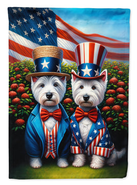 All American Westie House Flag