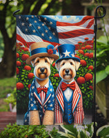 All American Wheaten Terrier Garden Flag