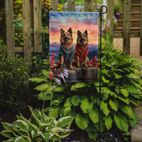 Belgian Tervuren Two Hearts Garden Flag