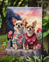 Chihuahua Two Hearts Garden Flag