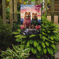 Chow Chow Two Hearts Garden Flag