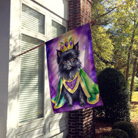 Affenpinscher King of Mardi Gras House Flag