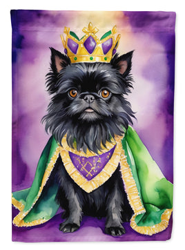 Affenpinscher King of Mardi Gras House Flag