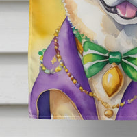 Akita King of Mardi Gras House Flag