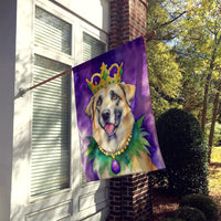 Anatolian Shepherd Dog King of Mardi Gras House Flag