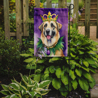 Anatolian Shepherd Dog King of Mardi Gras Garden Flag