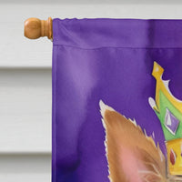 Australian Terrier King of Mardi Gras House Flag