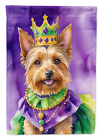 Australian Terrier King of Mardi Gras House Flag