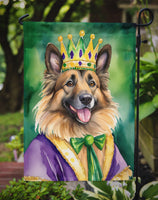 Belgian Tervuren King of Mardi Gras Garden Flag