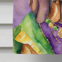 Bloodhound King of Mardi Gras House Flag